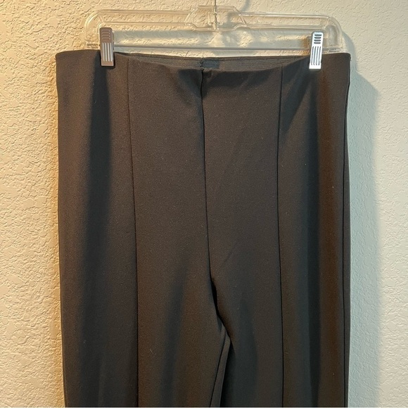 Women’s new H&M black flared slit hem leggings size large L - Picture 4 of 8
